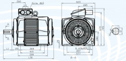5AN Series 280 AC Induction Motors with Short-Circuit Rotor, 75-375 kW