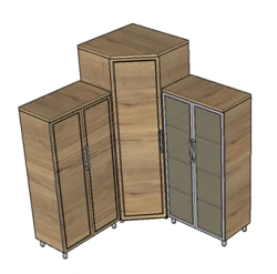 Wall Unit Storage System - Customizable Design