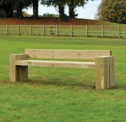Fort Backrest Bench - Comfortable Seating Solution