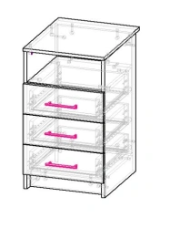 Tumba Pristavnaya TP4 - Side Cabinet with Drawers