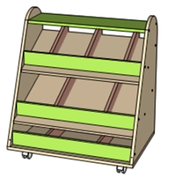 Wooden Furniture for Preschools: Play Module "Store