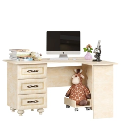 Alexandria LD.510080.000 Right Corner Desk (Lento/Rustica Leather)