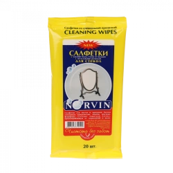 Norvin Special Glass Wipes for Household and Automotive Use