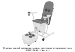 Elastic Pseudobubbling Layer Massage Set KIM EPS-02 ("Rainbow-2")