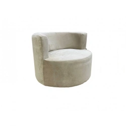 Swan Round Chair with High Elasticity Foam Filling