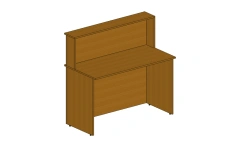 Rectangular Top Work Table with Overhead Unit GM 31.01.12.110.005.25.00