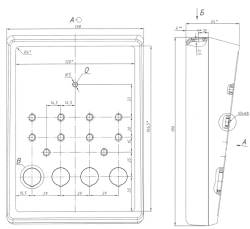 Ergonomic Housing Parts Set for Medical Equipment NSF 006200.016
