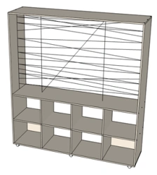 Sturdy Shelving Stand for Storage - Customizable Design
