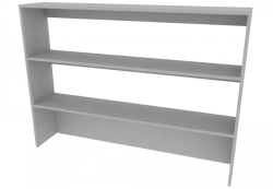 Desktop Storage Rack with 3 Shelves 1300x250x950mm