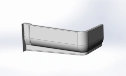 Front Podium Cladding for Third Axle Right - 6299-5102055