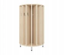 Floor-standing Towel Cabinet 5 Sections Semi-Round