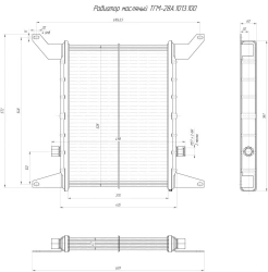 Oil Radiator for Hydraulic System TGM-28A.1013.100