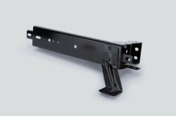 Right Rear Bumper for UAZ Hunter (2010 and newer), Metal with Foldable Board, 315140280401030