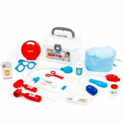15-Piece Doctor Play Set for Kids with Carrying Case
