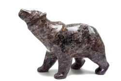 Charoite Bear Souvenir Figurine
