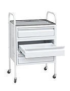 Manipulative Tables with Steel Shelves and Drawers