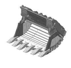 CAT-385.FS-057-T1-G-JM1-E 5.7m³ Excavator Bucket with Bottom Discharge