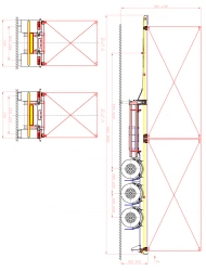 Semi-Trailer 98133 C for Cargo Transport