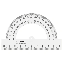 Durable Transparent Protractor for Accurate Measurements