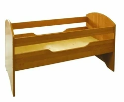 Adjustable Height Bed with Guardrails for Children up to 3 Years