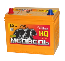 Lead Acid Starter Battery for Internal Combustion Engines 12V 80Ah Medved