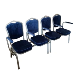 Hit Series Chair Sections 25mm with Armrests on Metal Frame