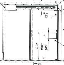 Toilet Door Installation Set for Electric Trains Model VO503.10.36.002