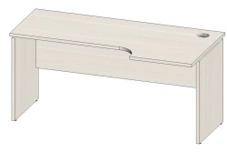 Ergonomic Desk with Particle Board Supports