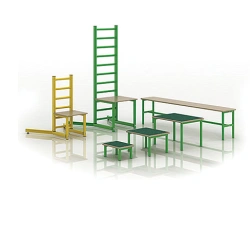 Physical Therapy Equipment Set (Chair, Bench, Inserts)