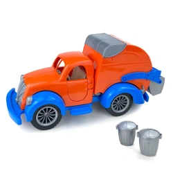 Retro Garbage Truck Toy, 34 cm