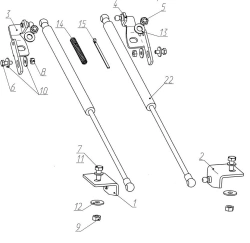 Smooth Hood Lift System for MITSUBISHI OUTLANDER (2012-2015; 2015)