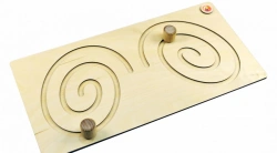 Funnel-Shaped Hemisphere Board with Stylus and Wooden Sticks