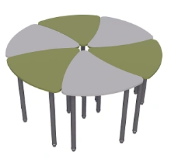 Modular Metal Table S.T.MK.7 for Office and Home Use