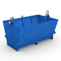 Self-Opening Container for Metal Shavings and Waste 1725