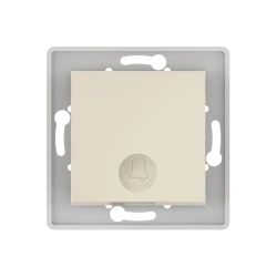 Caduceus Aling Prestige Button Switch 10A, 250V - Beige, Model 6010.9