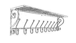 Metal Coat Rack - Durable and Stylish Design