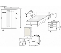 Classic Bedroom Furniture Set - Stylish Bedroom Ensemble