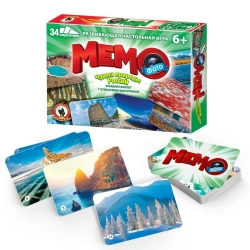 Nature Wonders of Russia Memory Game - 34 Cards