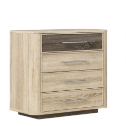 Bruna LD 631050.000 Chest of Drawers in Dark and Light Sonama