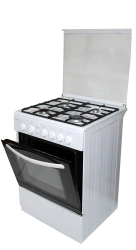 4-Burner Gas Stove with Oven Control - Flama HG 6421