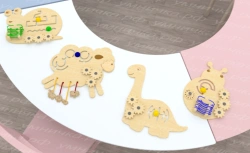 Busy Board Set 'Joyful Zoo' Model NKB-001
