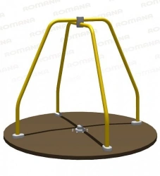 Rotating Carousel Platform with Handrails - Romana 108.27.01