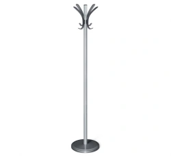 Metal Clothes Rack with 4 Hooks - Sheffilton SHT-CR17