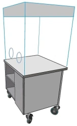 Mobile Demonstration Cabinet for Educational Institutions Model SI56.13.22.00