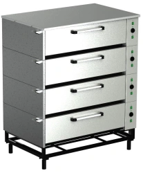 Electric Baking Oven with Steam Humidification System, Model EShP-4s (u)