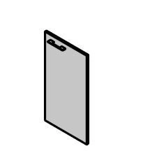 Low MDF Office Door for Series Work, Blitz, Agat, Rio Base, Rio Project, Gamma, Gamma-Lux, and More