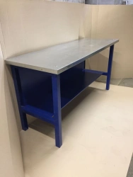 Metal Work Tables with Metal Frame