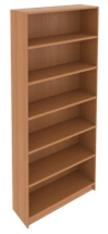 One-Sided Shelf Unit with Solid Back Wall 900x300x1950 mm