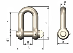 Low Magnetic Steel Hoisting Clamp TYPE SA 50MM