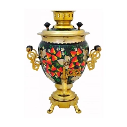 Electric Samovar 3 Liters with Artistic Painting